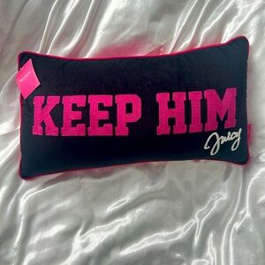 Juicy Couture Reversible “Keep Him/Dump Him” Accent Pillow